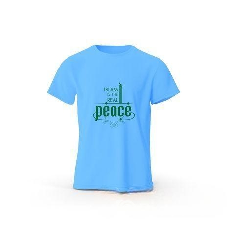 Brand New Jersey Fabric Comfortable T-shirt With Islamic Calligra