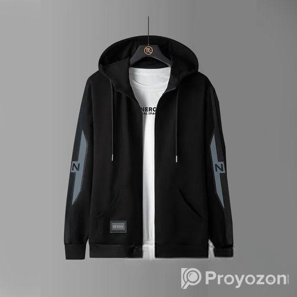New Stylish Ziper Type Hoddie For Man