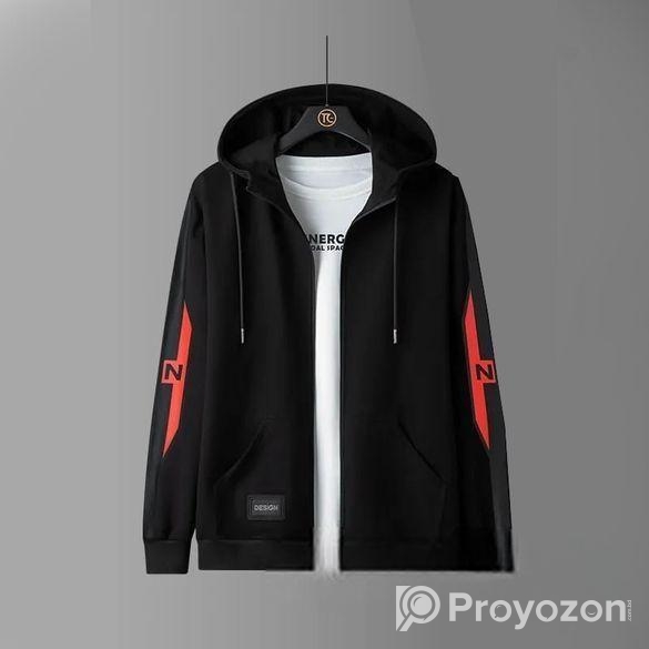 New Stylish Ziper Type Hoddie For Man
