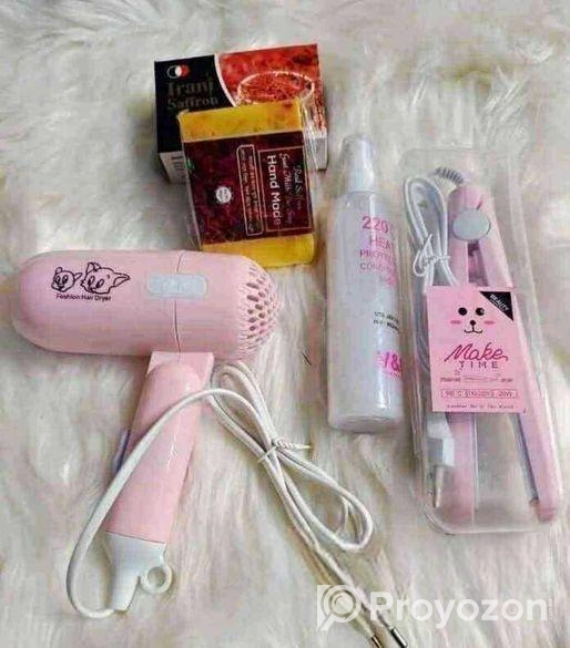 Hair Straightener Combo জাফরান সাবান সহ