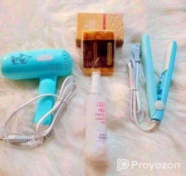 Hair Straightener Combo জাফরান সাবান সহ