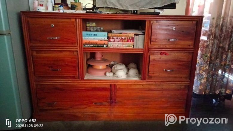 মেহগনির টিভি কেবিনেট বিক্রি হবে