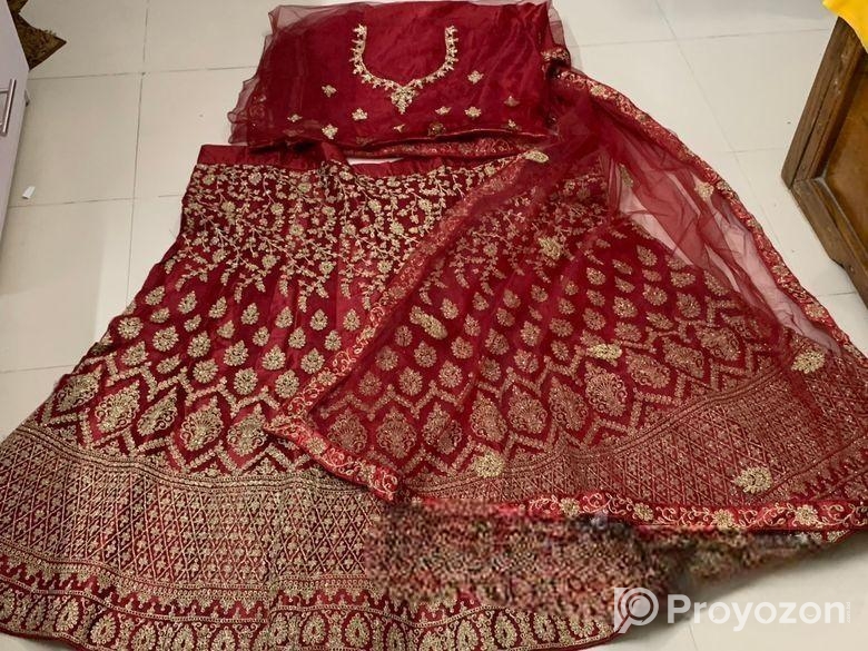 Unstiched Lehenga