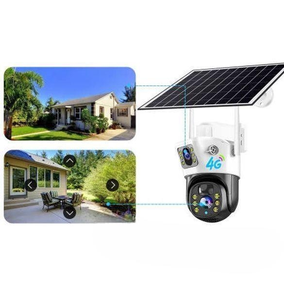 Solar Powered Dual-Lens 4G SIM Supported IP Camera