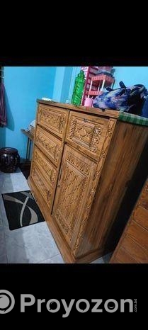 অডার দিয়ে বানানো, অরিজিনাল চিটাগাং শেগুন কাঠের ওয়ারড্রব