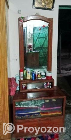 আলমারি+খাট+ওয়ারড্রব+ড্রেসিং টেবিল