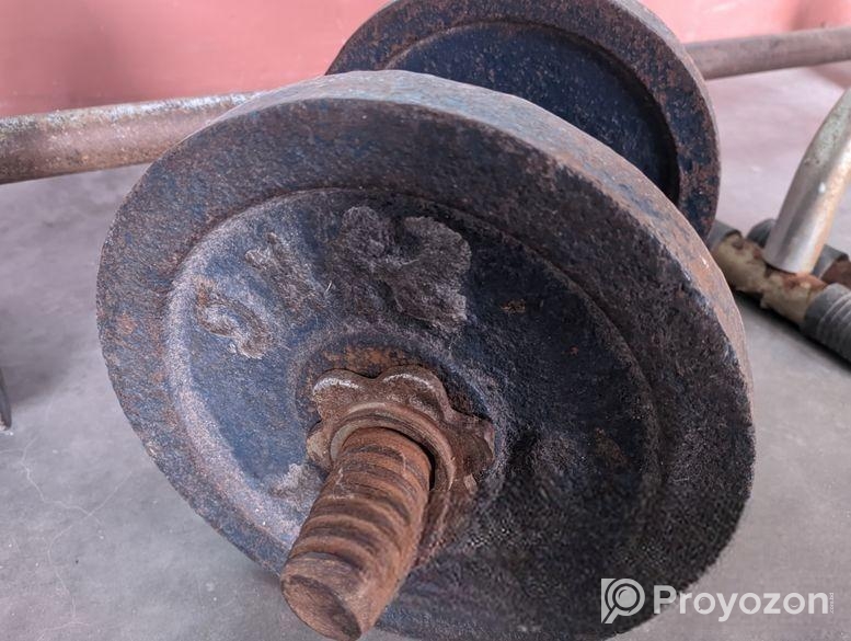 মোট ২৫ কেজি(প্রায়) ডাম্বেল || পুশ আপ বার ওয়েট লিফটিং বার।