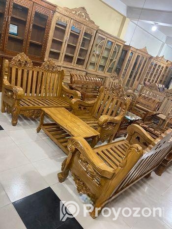 চিটাগং সেগুন কাঠের সোফা 15% Discount