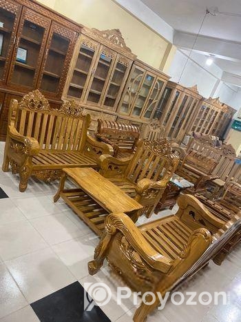 চিটাগং সেগুন কাঠের সোফা 15% Discount