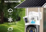Solar Powered Dual-Lens 4G SIM Supported IP Camera