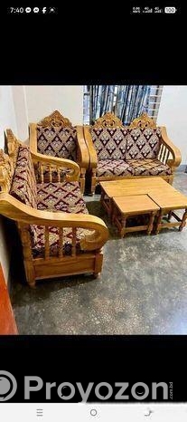 আকাশ মনি কাঠের সোপা সেট