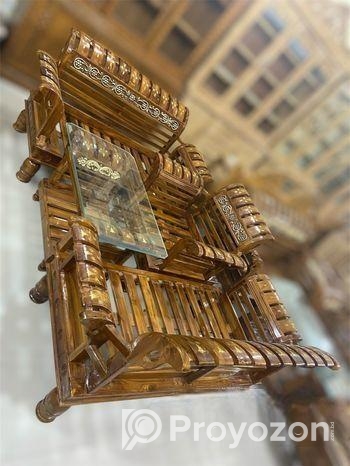 ৬ মাসের EMI করে সেগুন কাঠে লিকার সোফা