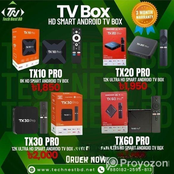 TX10 Pro Android TV Box Voice Control
