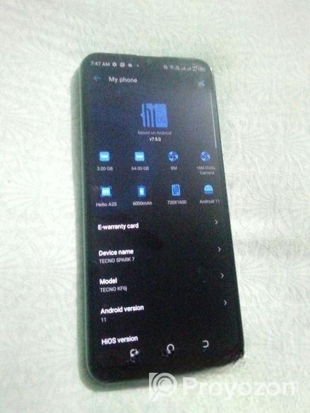 Tecno Spark 7 3/64