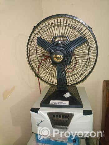 বুলেট ফ্যান প্রচুর বাতাশ+২টি ১০ ওয়াট বাতি ৬ঘন্টা চলে