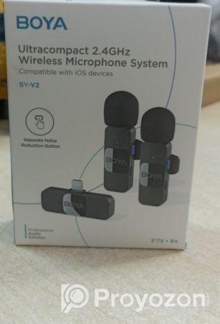 Boya Microphone 2 Receiver Wireless For Iphone Ipad Ios Devices