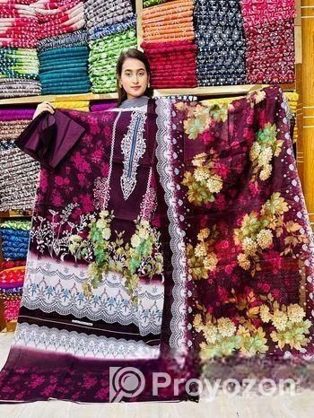 বোম্বেকটব হাই কোয়ালিটি পিওর শুতি থ্রি পিস