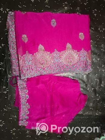 পার্টি শাড়ি এবং ব্লাউজ