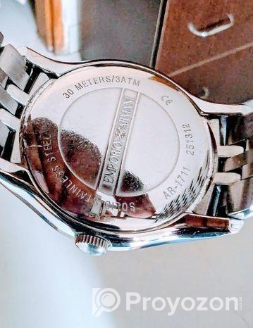 EMPARIOR ARMANI Watch 100% Switzerland Broket Mahine