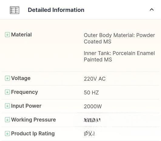 Walton Electric Geyser Wg-crystal Pro 40l