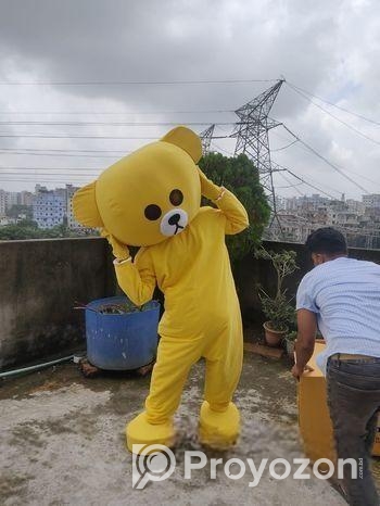টেডি বিয়ার কস্টিউম বিক্রি হবে।। বড় মাথার টেডি।।