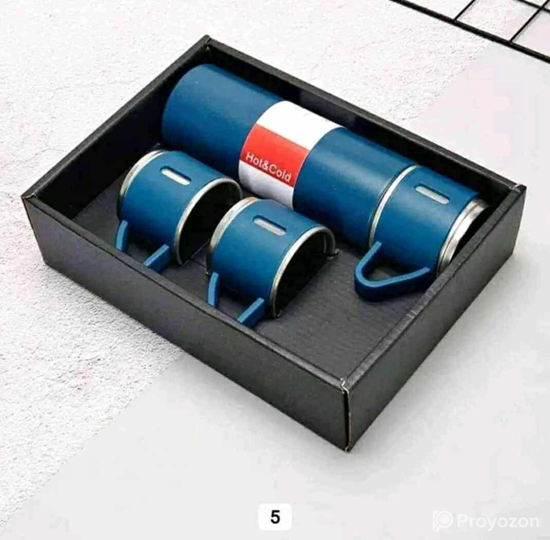 🎗️ Vaccum flask set🥰 নিজের জন্য অথবা প্রিয়জনকে গিফট করার জন্য