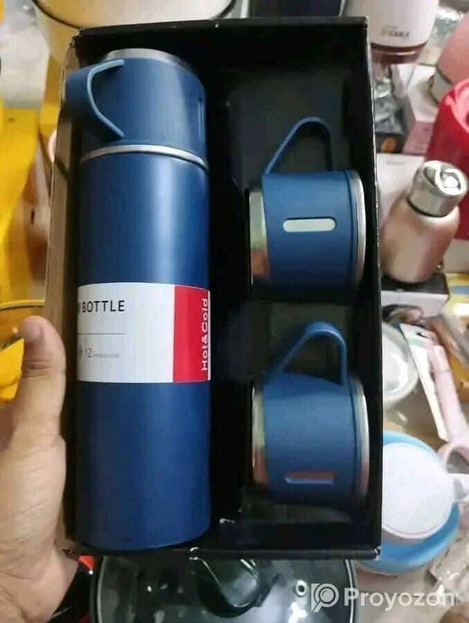 🎗️ Vaccum flask set🥰 নিজের জন্য অথবা প্রিয়জনকে গিফট করার জন্য