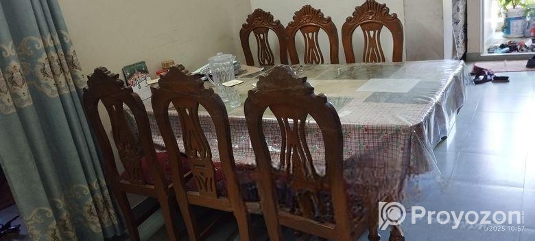 Showcase, Bed , Dining Table Combo