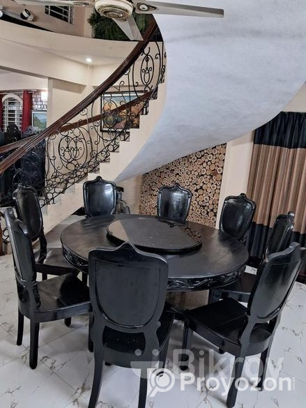 এন্টিক ডাইনিং টেবিল ও চেয়ার