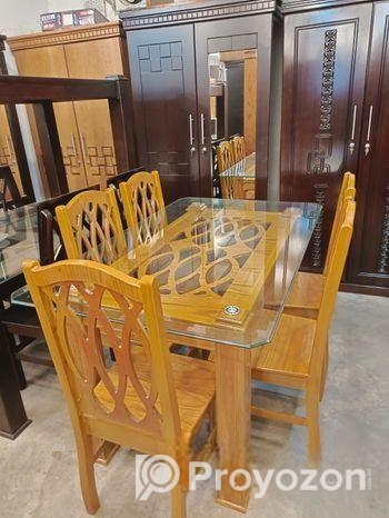 NEW DAINING SET CANADIAN OAK VENEER. M # 225