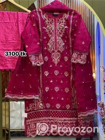 Sadabahar Organza three pis