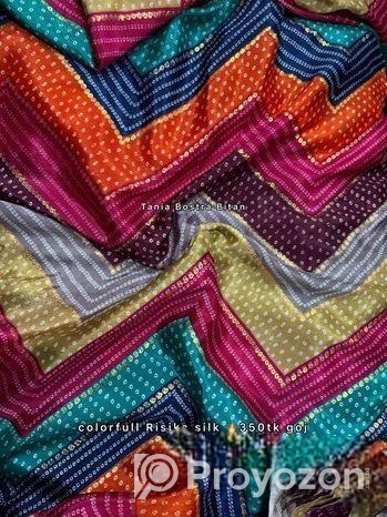 রিসিকা সিল্ক গজ কাপড়