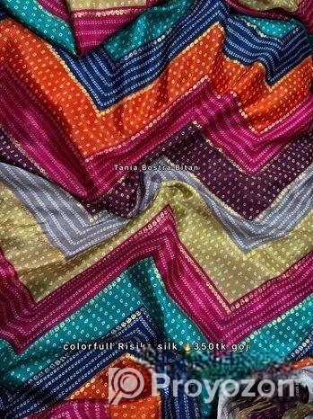 রিসিকা সিল্ক গজ কাপড়