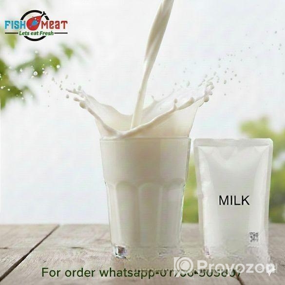 শত ভাগ খাটি দুধ মাত্র -৯০ টাকা লিটার