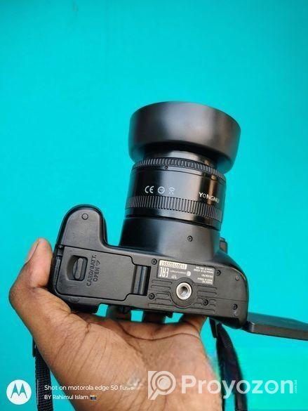 Canon 250D full fresh camera sathe 50mm prime lens..