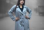 Stylish Ladies Overcoat ( Button System)