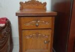 Bed Side Table- Solid Segun Wood