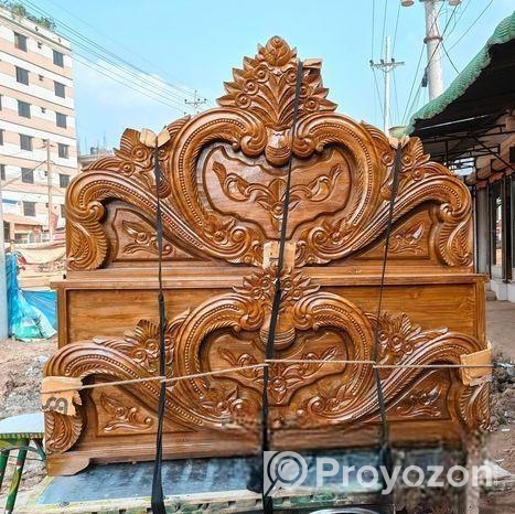 সেগুন কাঠের ৬/৭ ফিট খাট