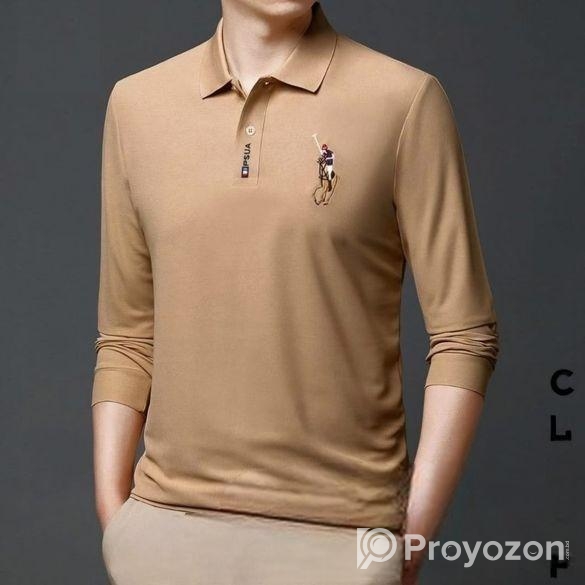 Full Sleeve Premium Polo Shirt For Winter