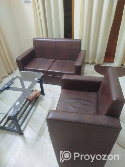সোফা সেট ৫ সিট + সেন্টার টেবিল ২ টা টুল