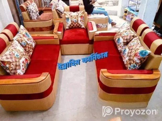 চায়না ভেলভেট কাপর সোফা