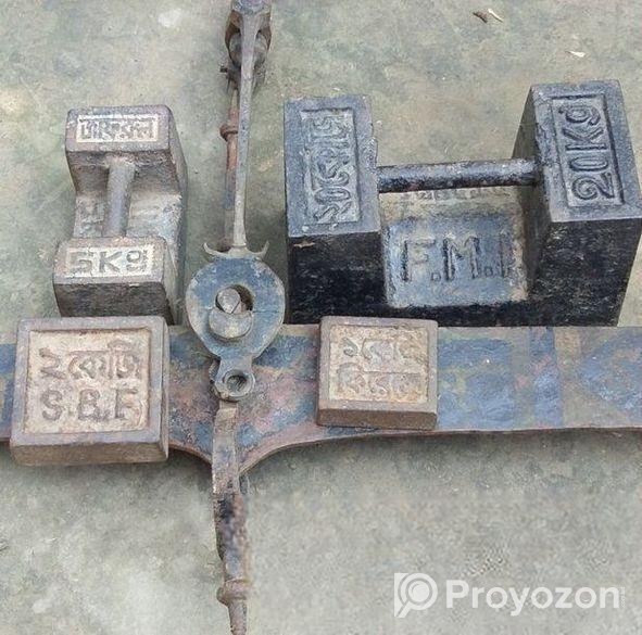 দাড়িপাল্লার কাঁটা, লোহার কেজি