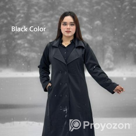 Stylish Ladies Overcoat ( Button System)
