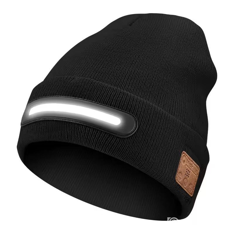 M1-BTD3 Rechargeable LED Light Beanie Hat Night Running Bluetooth