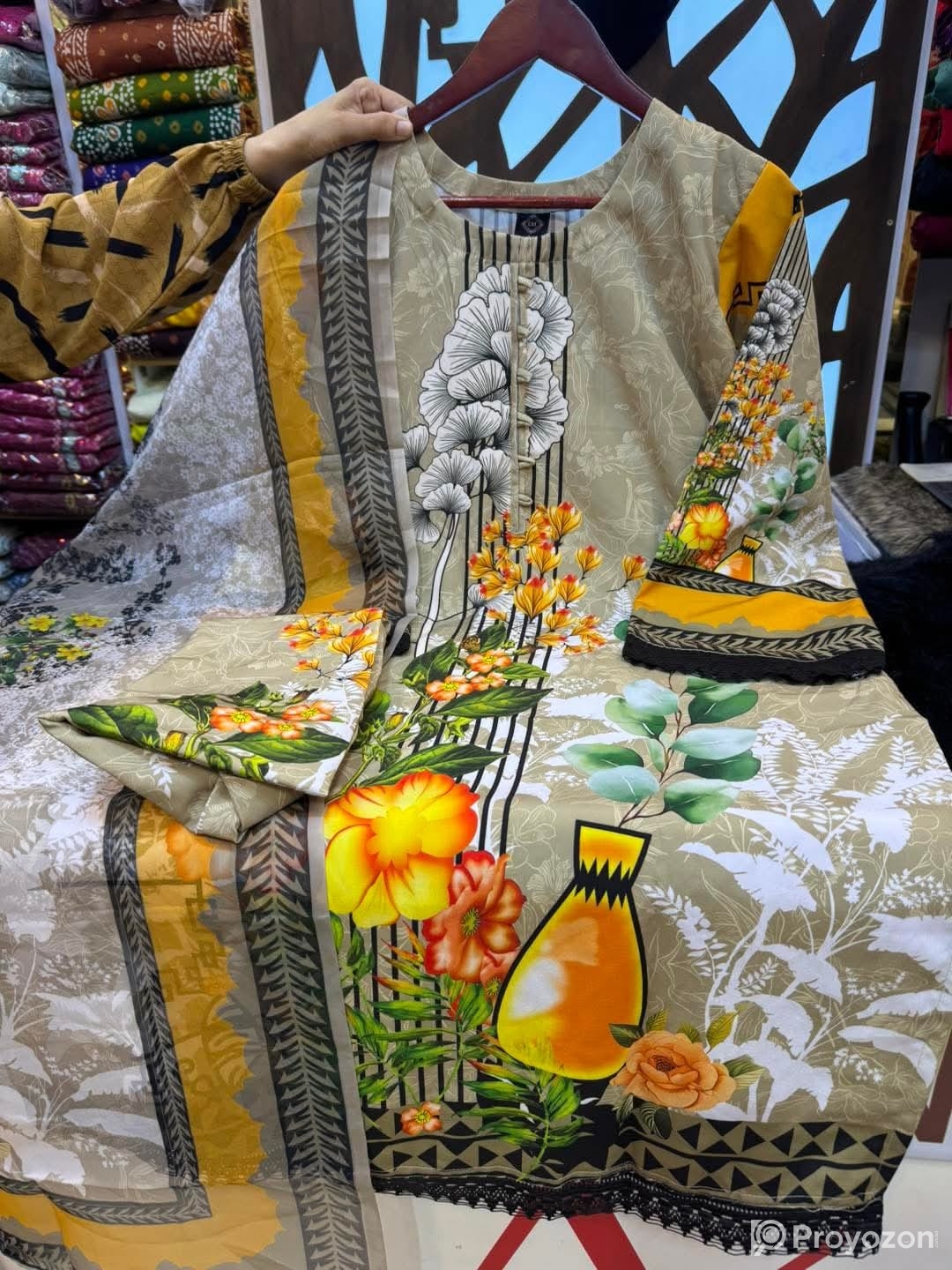 Digital Print Three Piece