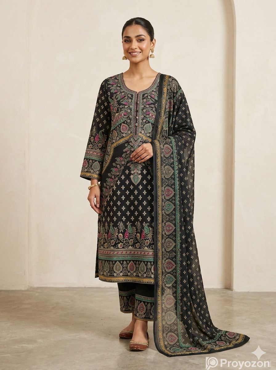 Digital Print Three Piece