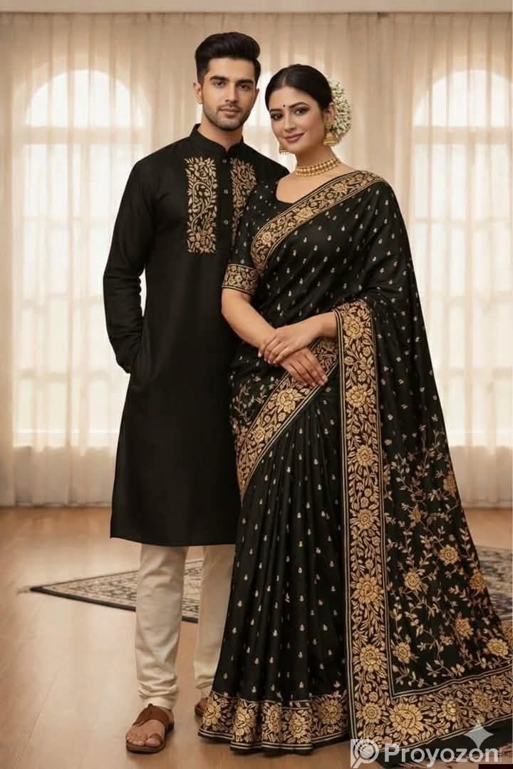 Sharee Panjabi Couple Dress with Blouse Piece