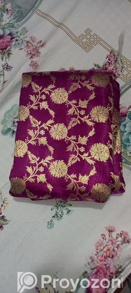 Purple Banarasee Saree