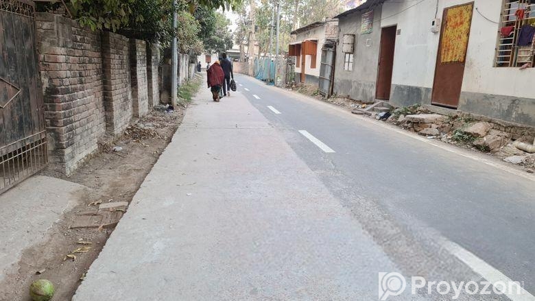 6.3 acres of land surrounded by a wall on the proposed 30 feet si