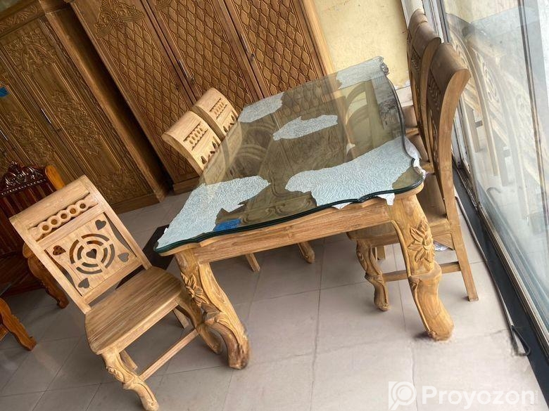 সেগুন কাঠের ভিক্টোরিয়া ডাইনিং সেট